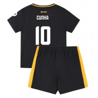 Wolves Matheus Cunha #10 Replica Away Minikit 2024-25 Short Sleeve (+ pants)